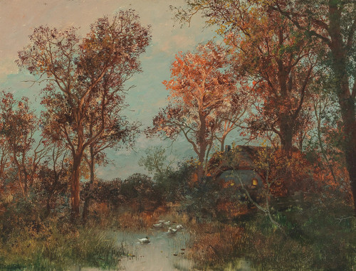 Gallery Edition study of Adolf Kaufmann's A Summer Evening.
