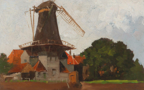 Gallery Edition study of Adolf Kaufmann's Mill.