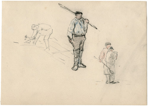 Gallery Edition study of Adolf le Comte's Diverse figuurtjes.