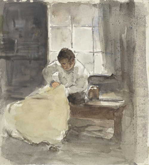 Gallery Edition study of Adolf le Comte's Naaister.