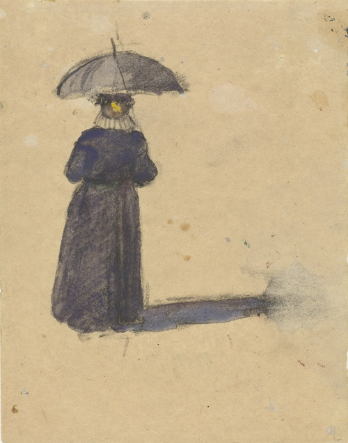 Gallery Edition study of Adolf le Comte's Oude man, en profil.