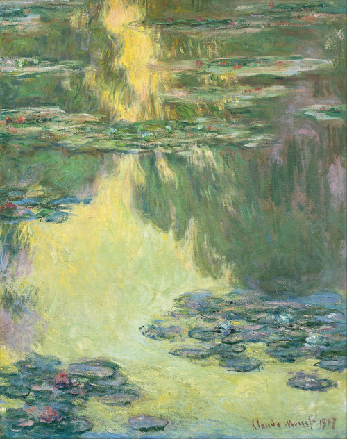Gallery Edition study of Claude Monet's Waterlilies.