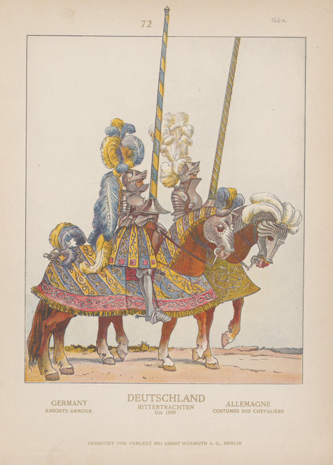Gallery Edition study of Adolf Rosenberg's Germany; Knights armour.