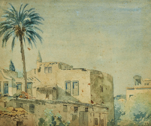 Gallery Edition study of Adolf Seel's Ein Winkel in einer orientalischen Stadt.