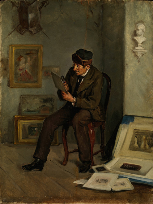Gallery Edition study of Adolf Von Becker's The Art Expert.