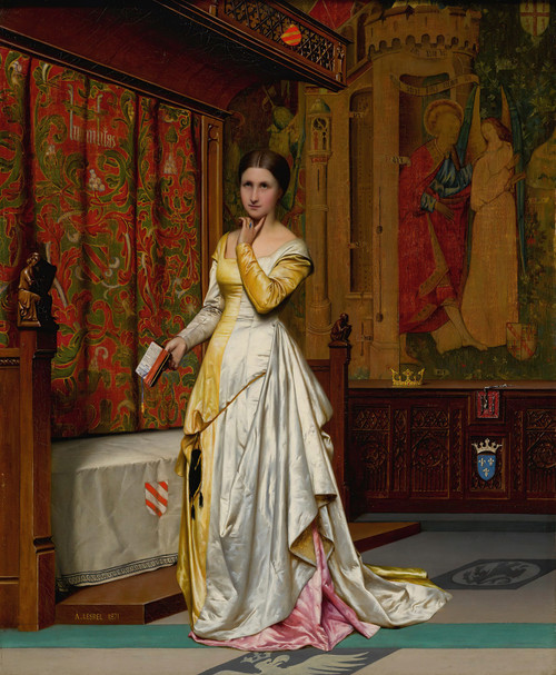 Gallery Edition study of Adolphe-Alexandre Lesrel's Contemplation.