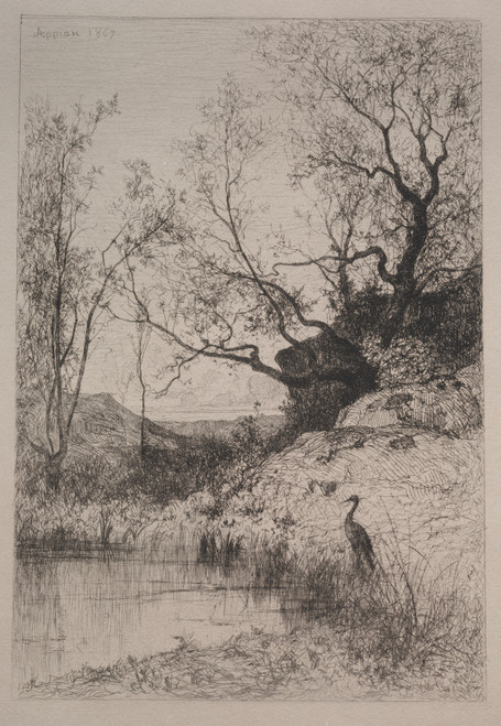 Gallery Edition study of Adolphe Appian's A Pond.