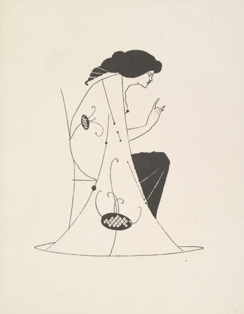 Gallery Edition study of Aubrey Vincent Beardsley's Grotesques by Aubrey Beardsley 3.