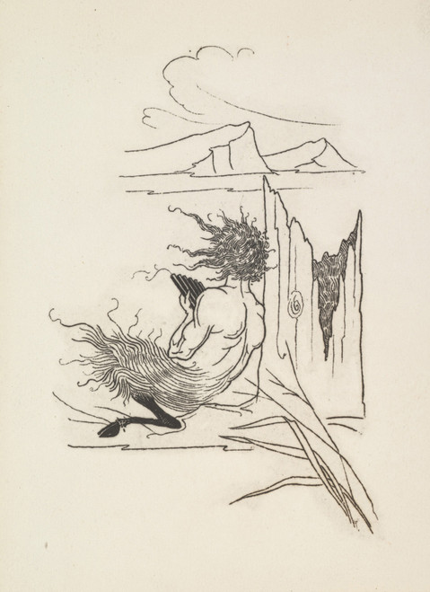 Gallery Edition study of Aubrey Vincent Beardsley's Grotesques by Aubrey Beardsley 6.
