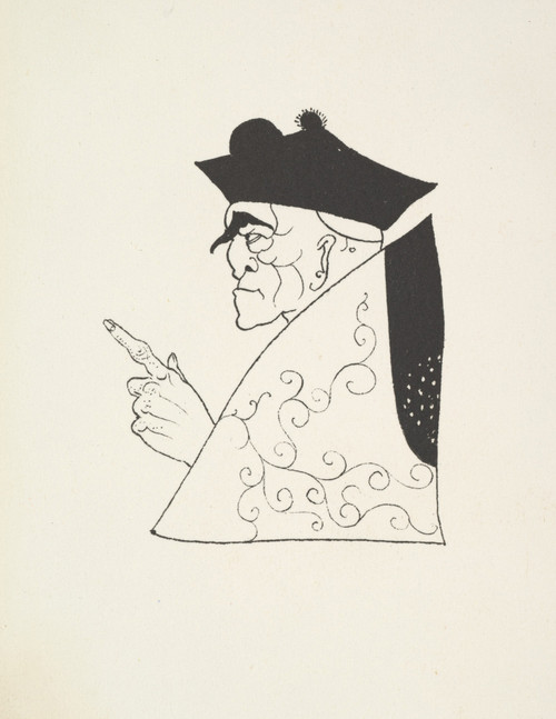 Gallery Edition study of Aubrey Vincent Beardsley's Grotesques by Aubrey Beardsley 8.