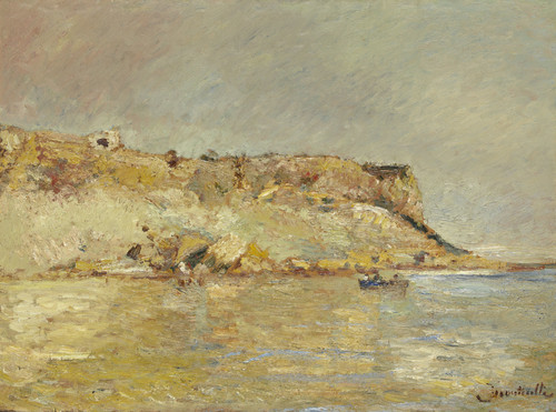 Gallery Edition study of Adolphe Monticelli's Coastal Mountains.