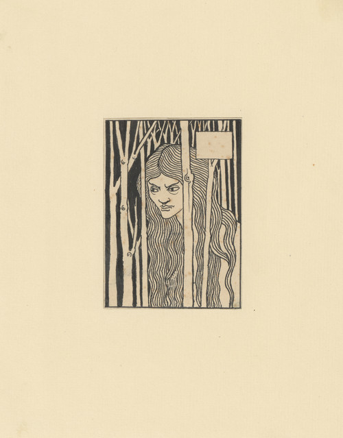 Gallery Edition study of Aubrey Vincent Beardsley's Illustrations by Aubrey Beardsley for King Arthur Pl.03.