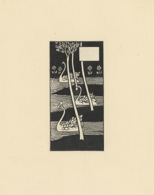 Gallery Edition study of Aubrey Vincent Beardsley's Illustrations by Aubrey Beardsley for King Arthur Pl.10.