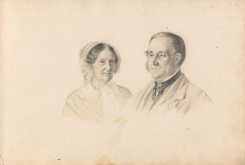 Gallery Edition study of Adolph Tidemand's Double portrait.