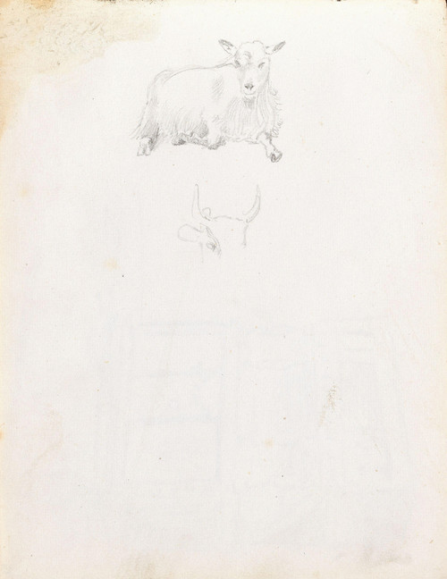 Gallery Edition study of Adolph Tidemand's Dyrestudier.