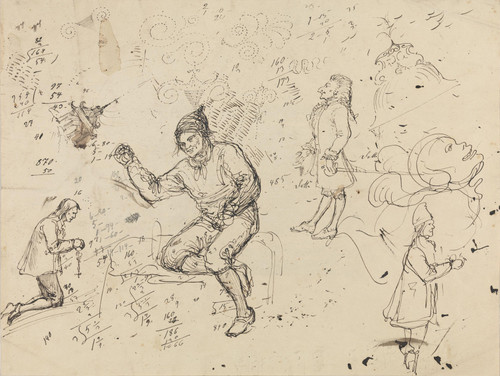 Gallery Edition study of Adolph Tidemand's Figurstudier.