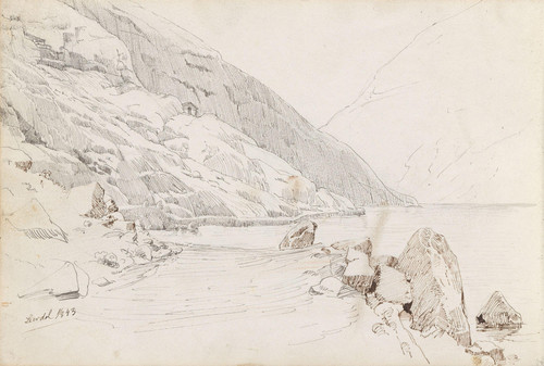 Gallery Edition study of Adolph Tidemand's Fra Lærdal.
