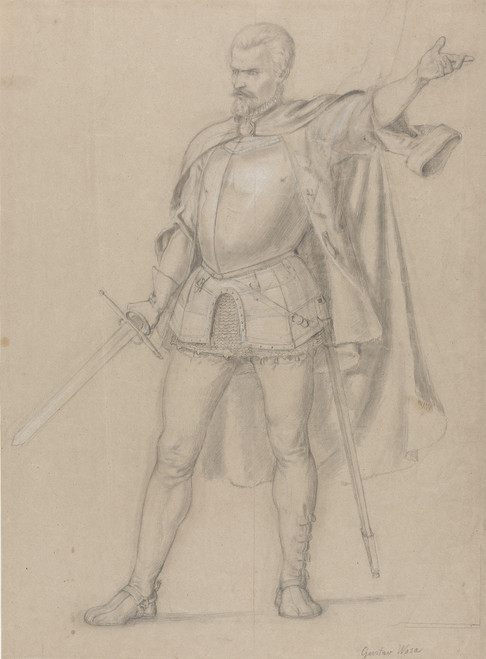 Gallery Edition study of Adolph Tidemand's Gustav Vasa.