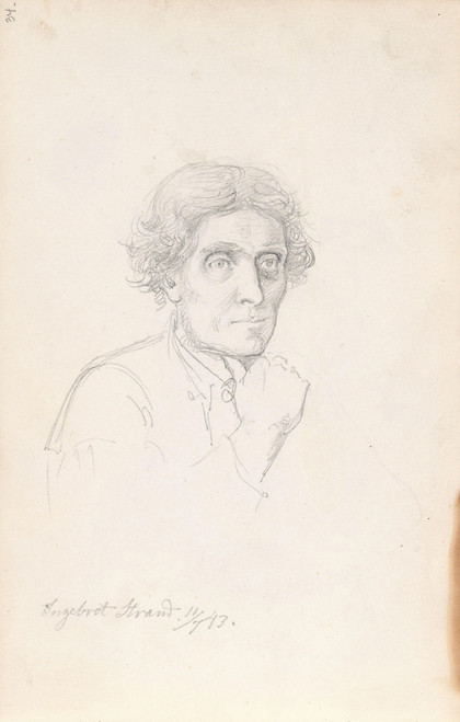 Gallery Edition study of Adolph Tidemand's Ingebret Strand.