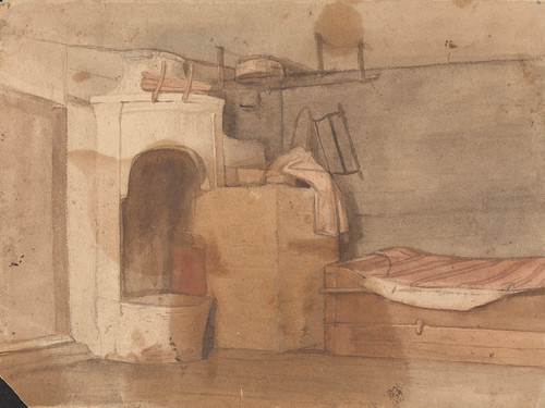 Gallery Edition study of Adolph Tidemand's Interiør.