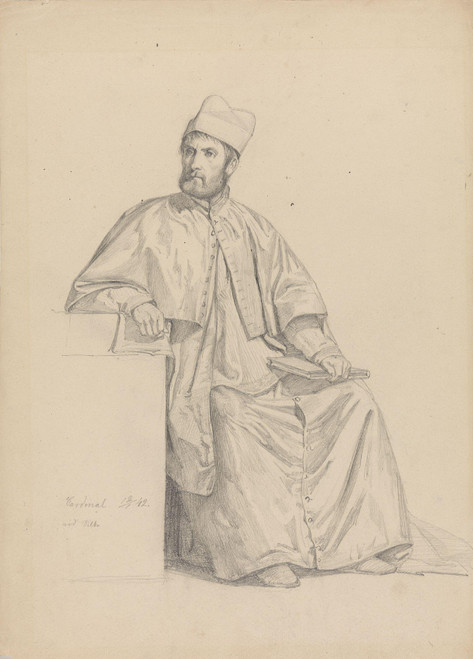 Gallery Edition study of Adolph Tidemand's Kardinal.
