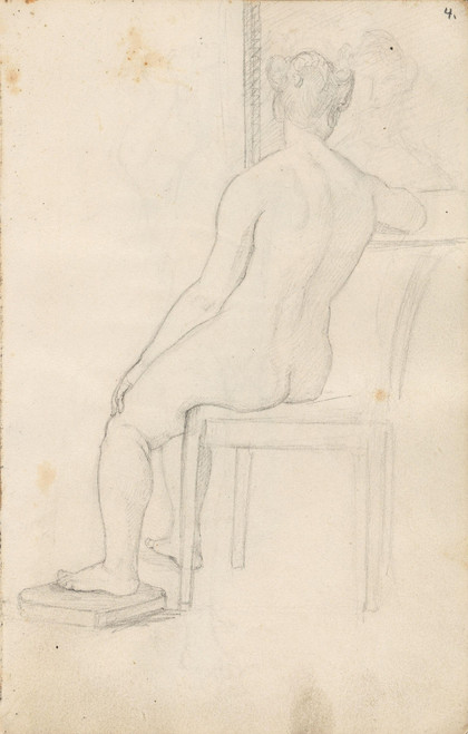 Gallery Edition study of Adolph Tidemand's Kvinneakt.