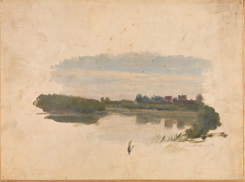 Gallery Edition study of Adolph Tidemand's Landscape Study.