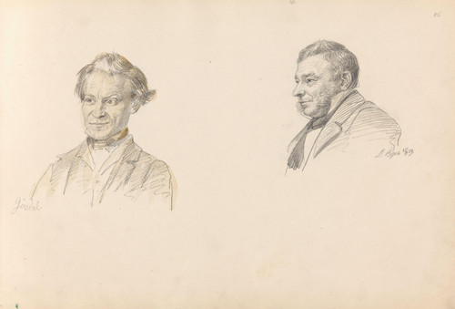 Gallery Edition study of Adolph Tidemand's Mannsportrett, Gausdal; Lorentz Eger.