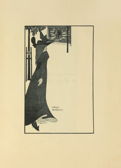 Gallery Edition study of Aubrey Vincent Beardsley's The ‘Pseudonym Library’ Poster.