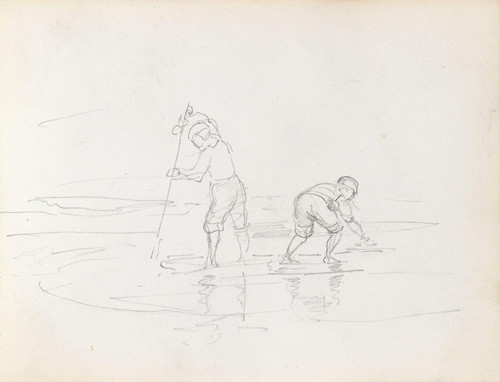 Gallery Edition study of Adolph Tidemand's Spydfiske.