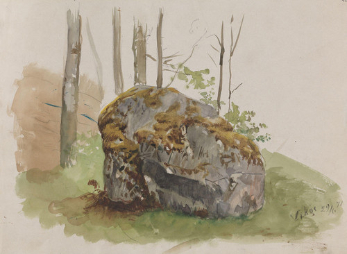 Gallery Edition study of Adolph Tidemand's Stein, Vikøy.