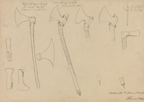 Gallery Edition study of Adolph Tidemand's Stridsøkser.