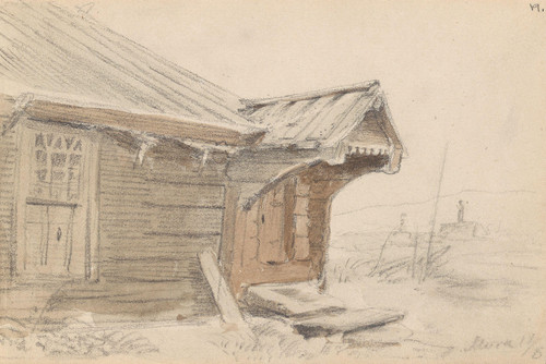 Gallery Edition study of Adolph Tidemand's Stue, Mora.