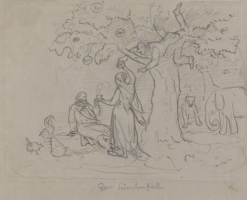 Gallery Edition study of Adolph Tidemand's Syndefallet.