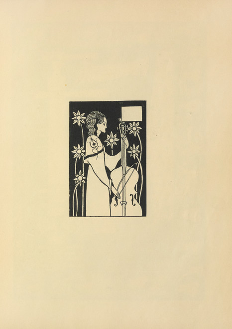 Gallery Edition study of Aubrey Vincent Beardsley's Vignette From ‘Le Morte Darthur’.