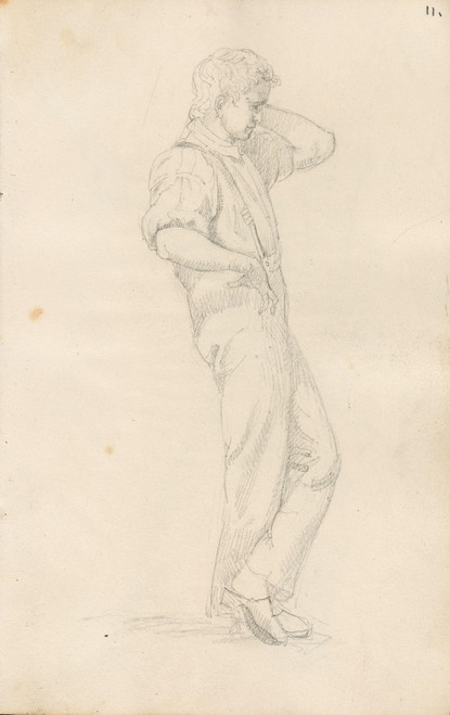 Gallery Edition study of Adolph Tidemand's Ung mann.
