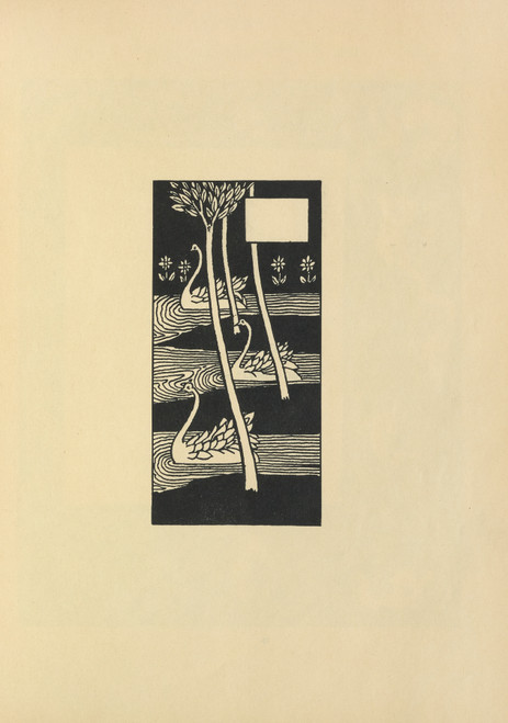 Gallery Edition study of Aubrey Vincent Beardsley's Vignette From ‘Le Morte Darthur’.