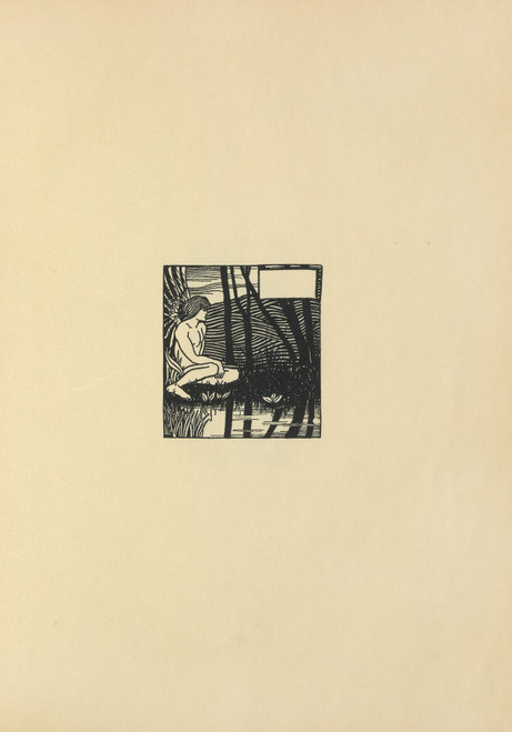 Gallery Edition study of Aubrey Vincent Beardsley's Vignette From ‘Le Morte Darthur’.