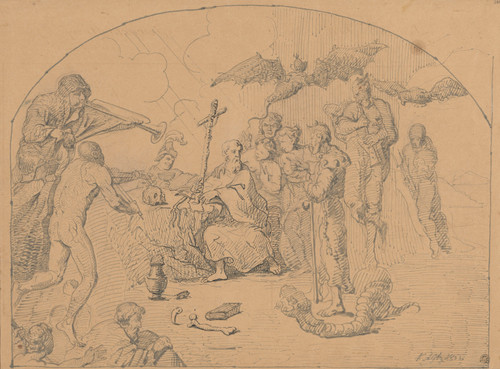 Gallery Edition study of Adrian Głębocki's Temptation of St Anthony.