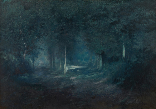 Gallery Edition study of Adrien-Joseph Heymans's Wood by Moonlight.