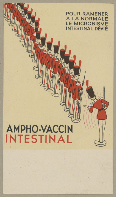 Gallery Edition study of A. D. Ronchèse's Ampho-vaccin intestinal.