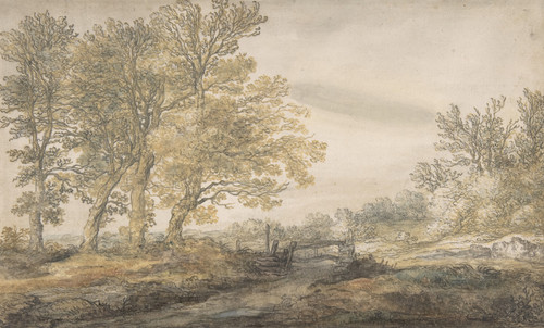 Gallery Edition study of Aelbert Cuyp's Landscape with Trees.