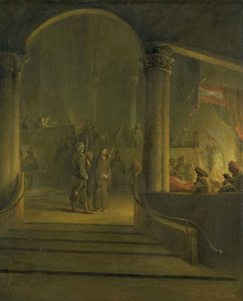 Gallery Edition study of Aert de Gelder's Christ before Caiphas.