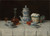 Gallery Edition study of Albert Anker's Still life with coffee setting and cognac bottle.