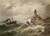 Gallery Edition study of Albert Rieger's Dampfschiff vor der Küste.