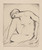 Gallery Edition study of Albert Sterner's Nude resting.