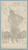 Gallery Edition study of Aleksander Grzybowski's Ekslibris ślepy z motywem wędrowca.