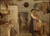 Gallery Edition study of Aleksander Kotsis's Peasant cottage interior.