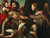 Gallery Edition study of Alessandro Tiarini's Saint Benedict supported by angels.