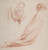 Gallery Edition study of Alexandre Laemlein's Two Kneeling Figures.